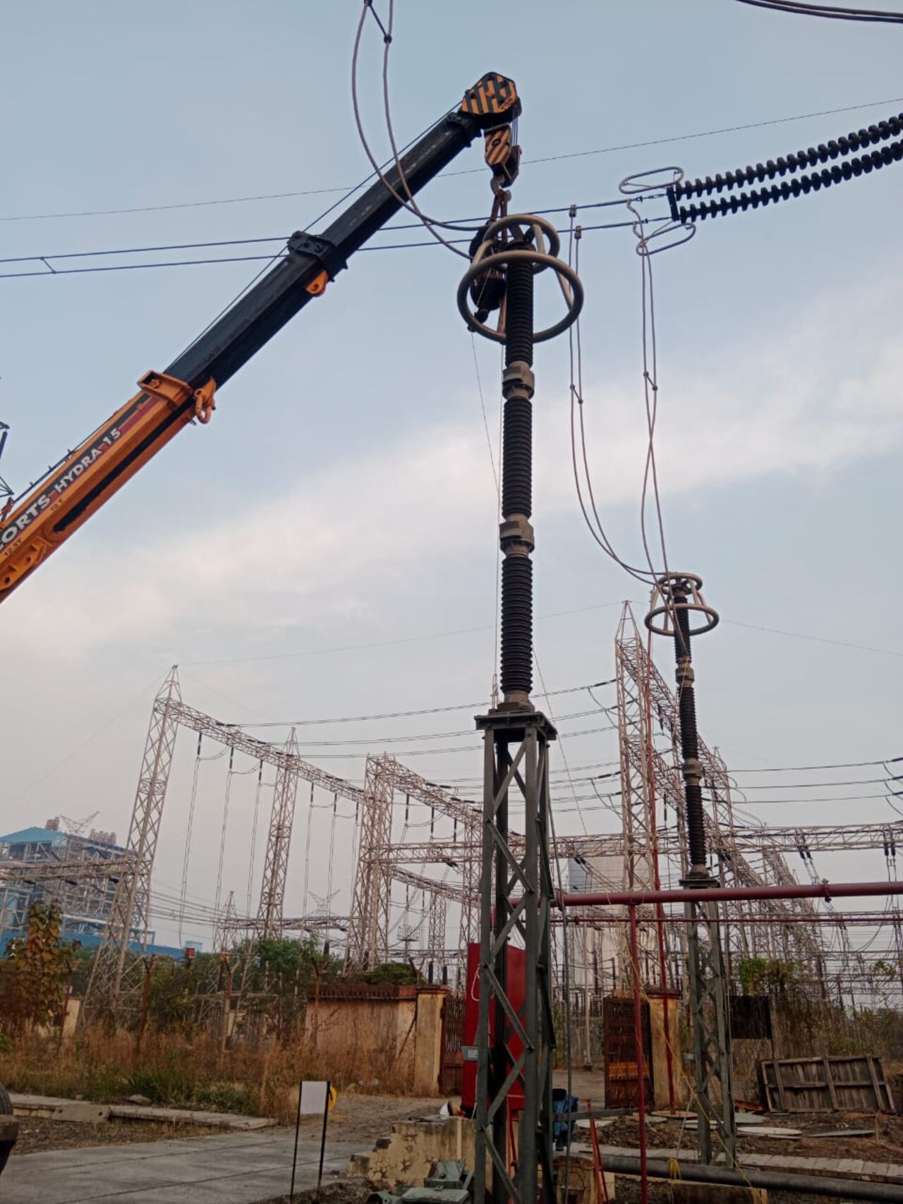 Substation erection work by Anandita Solutions
